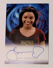 STAR TREK: Deep Space Nine  Signed by  LARK VOORHIES as Leanne Autographed 2007