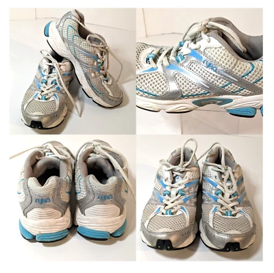 Zapatos para correr Ryka Ultima para mujer, talla 6, Performance plateados y turquesa K21040WWSA Foto 1 de 4