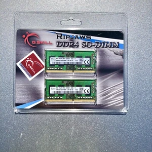 NEW G. Skill RIPJAWS DDR4 S0-Dimm Kit 2 x 4GB 2020 Never Opened - Picture 1 of 5