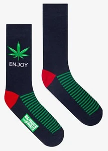 Calze Funny Socks BF1011 "Smoke in the Sky" Socks Bruger and Fries - Picture 1 of 1