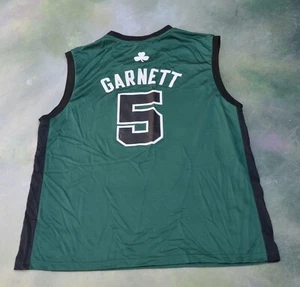RARE Vintage Adidas NBA Boston Celtics Kevin Garnett #5 Jersey Size XL. - Picture 1 of 6
