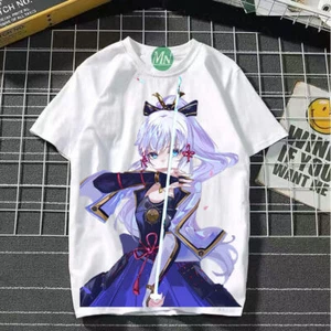 Genshin Impact Cosplay Game Manga T-Shirt shirt Unterhemd Undershirt Polyester  - Picture 1 of 2