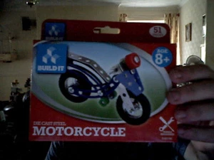 STAHLDRUCKGUSS BUILD IT MOTORRAD GEBURTSTAG KINDER BAUEN LERNEN KOSTENLOSER UK POST - Bild 1 von 1