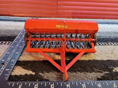Tru-Scale Grain Drill 1/16 Pressed Steel Farm Implement  Replica Collectible  - Image 1 of 4