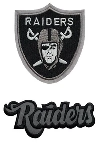 Raiders Football 2 pezzi ricamato ferro su toppa - Foto 1 di 5