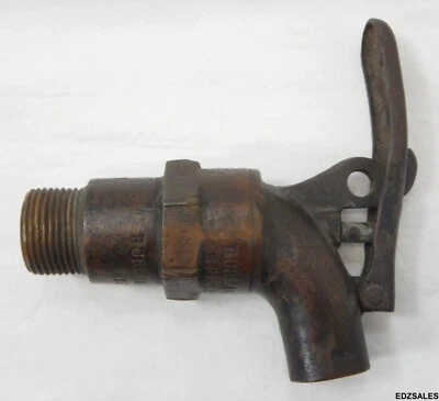 Grifo de cierre automático vintage Burlington Brass Works Foto 1 de 4