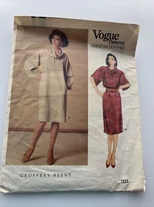 Vogue American Designer Pattern 1223 Geoffrey Beene Size-16 - Picture 1 of 4
