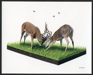 Josh Keyes Weaving Official 2008 Fine Art Giclee Print Tiny Showcase - Picture 1 of 2