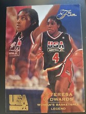 Teresa Edwards 1994 Flair Card#114. WNBA. 4x Olympic Gold Medalist. Hall Of Fame