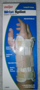 Tutore Stecca Polso Supporto Elastico Reversibile Regolabile Beige Large/X-L Nuovo con scatola - Foto 1 di 4