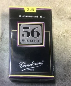 Vandoren -56- Rue Bb Clarinet Reeds Grade 3.5 Box Of 10 - Picture 1 of 1