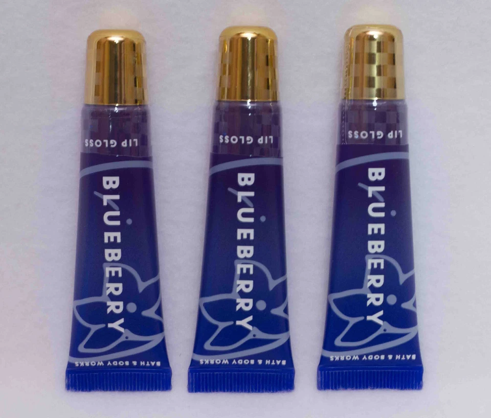 Bath & Body Works Blueberry Lip Gloss Set of 3 Sealed - Image 1 of 1