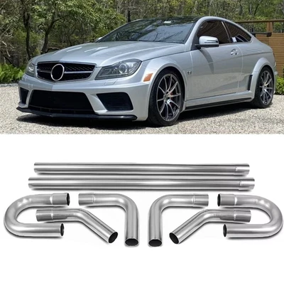 Kit de tubo de escape de 2,5" mandril recto para Mercedes Benz W204 C300 C350 Foto 1 de 4