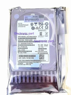 HPE 872479-B21 872737-001 876938-002 1.2TB 12G SAS 10K 2.5 SC ENT HARD DRIVE HDD - Image 1 of 4