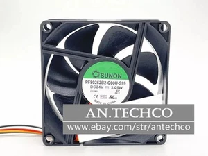 1 pièce SUNON 8CM PF80252B2-Q00U-S99 24V 3,05W 4 fils ventilateur de refroidissement PWM - Photo 1/1