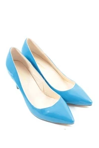 LOSLANDIFEN Zapato Tacón Mujeres Talla EU 39 azul aciano look casual - Imagen 1 de 5