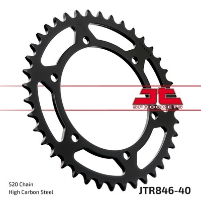 JT Rear Sprocket 40/520 For Yamaha SRX 600 H 1986-1989 - Изображение 1 из 4