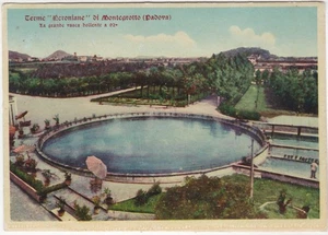 TERME MERONIANE DI MONTEGROTTO - PADOVA - LA GRANDE VASCA - VIAGG. 1955 -26839- - Picture 1 of 1