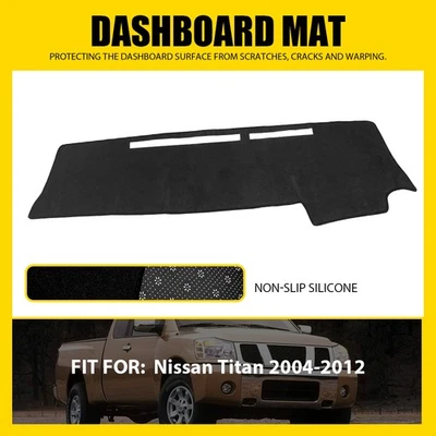 Cubierta de tablero de instrumentos Fit 2004-2012 Nissan Titan alfombrilla interior de automóvil almohadilla nueva Foto 1 de 4