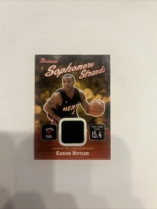 2003 Bowman Sophomore Strands Caron Butler GU Jersey Relic - Picture 1 of 2
