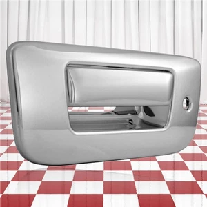 2-Piece Chrome Tailgate Handle Cover fits 2007-2014 Chevy Silverado 2500 - Picture 1 of 2
