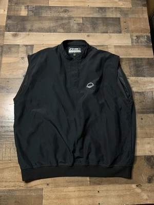 Zero Restriction Vest Mens 2XL Black Pullover Golf Windbreaker Olympic Club USA - Image 1 of 4