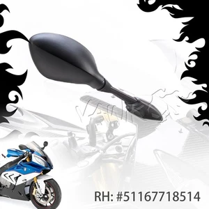 VAWiK Aftermarket Replacement Mirror RIGHT HAND fits BMW HP4 (11'-14') - Foto 1 di 8