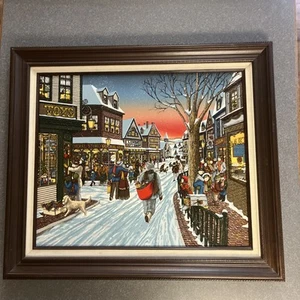 H. HARGROVE HAND SIGNED & LIMITED EDITION SERIGRAPH JOYS OF THE CHRISTMAS SEASON - Picture 1 of 6