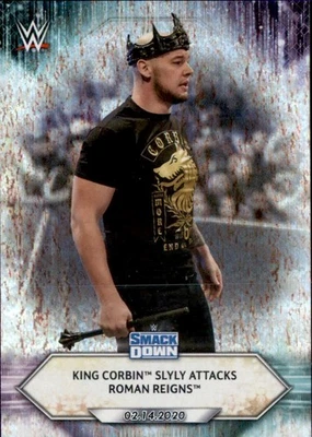 2021 Topps WWE - Smackdown King Corbin #18 Foilboard - Image 1 of 2