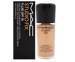 MAC Cosmetics Studio Fix Fluid Foundation SPF 15 - NC37 - 1.0 oz/30ml New In Box - Picture 1 of 2