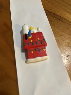 90 年代复古史努比圣诞花生收藏家徽章狗屋假日灯 — 第 1/3 张图片