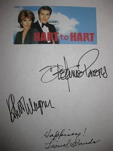 Hart to Hart signiert TV Pilot Drehbuch Robert Wagner Stefanie Powers Stander Reprnt - Bild 1 von 1