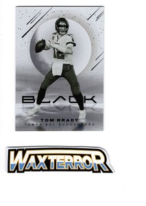 Tom Brady 2022 Panini Black White Night SSP Case HIT WN-11 Tampa Bay