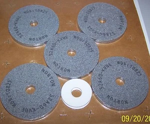 (5) Norton 32A60-KVBE Grinding Wheels - 3" x 1/4" x 1/2" - 66243528696 - Picture 1 of 3