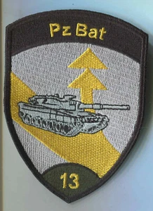 Schweiz Verbandsabzeichen Panzerbataillon 13 (Pz Bat 13 ) grün - Picture 1 of 1