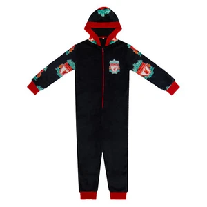 Liverpool FC Boys Pyjamas All-In-One Loungewear Kids OFFICIAL Football Gift - Picture 1 of 8
