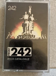 Front 242 Back Catalogue CASSETTE TAPE 1st USA Release WAXCS 033 HTF - Picture 1 of 5
