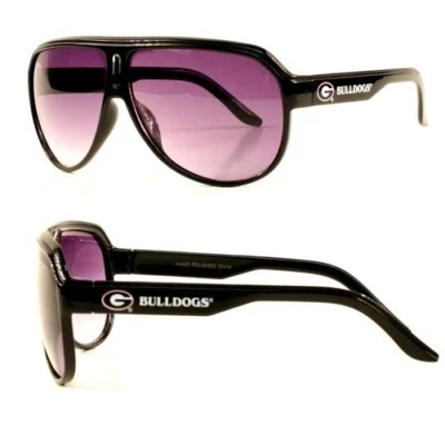 Georgia Bulldogs Sunglasses Turbo Aviator Style Polarized NCAA Official Merch - Image 1 of 2