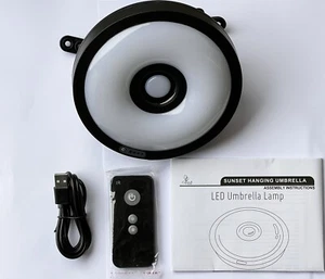 LED Umbrella Lamp With Remote and USB recharging - Picture 1 of 6