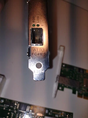 ATTO Technology FC41ES Single-Channel 4GB Fibre-Channel PCI-E Host Adapter Card - Image 1 of 4