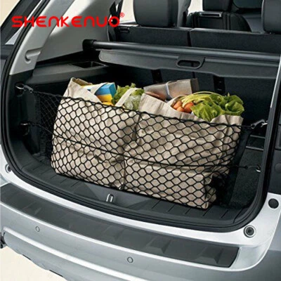 Car SUV Envelope Style Trunk Cargo Net Storage Organizer Universal Bag Hook New - Image 1 of 4