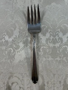 Tenedor de servir vintage Starlight Stratford Collection 8,5" largo plato plateado - Imagen 1 de 4