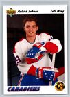 1991-92 Upper Deck #453 Patrick Lebeau Montreal Canadiens Rookie Hockey Card