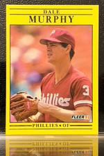 1991 Fleer ~ Dale Murphy ~ Atlanta Braves, Philadelphia Phillies ~ {NM - Mint!}