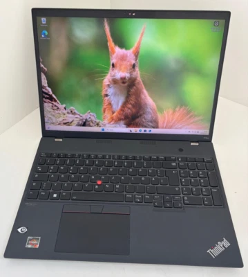 Lenovo Thinkpad P16S 16" AMD Ryzen7 Pro 16GB 512GB SSD FHD W11 PRO Cam #P1 - Image 1 of 4