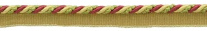 Small Decorative Twisted Rope Cord with Lip, Color# EL08 [Sold By The Yard] - Picture 1 of 1
