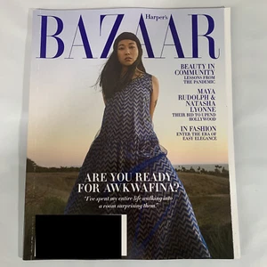 Harpers Bazaar Magazine February 2021 Awkwafina Beauty Maya Rudolph Elegance - Picture 1 of 2