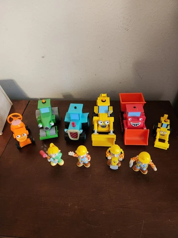 Bob The Builder Toys Truck And Figure lot Cover