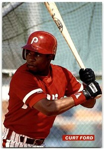 1989 Tastykake Philadelphia Phillies Curt Ford