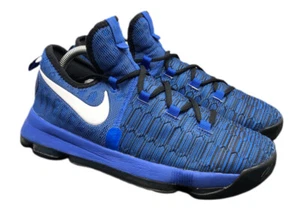 Nike KD 9 GS Game Royal Blue NBA Basketball Shoes 855908 Boys Size 7Y - Picture 1 of 12